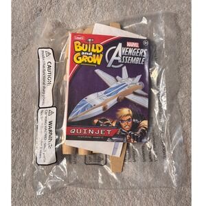 Lowe's Build and Grow Marvel Avengers Assemble Quinjet Hawkeye Wood Kit 2015 NEW